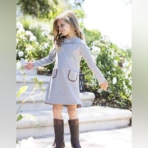 Hope & Henry Quilted Ponte Riding Dress, Size 8